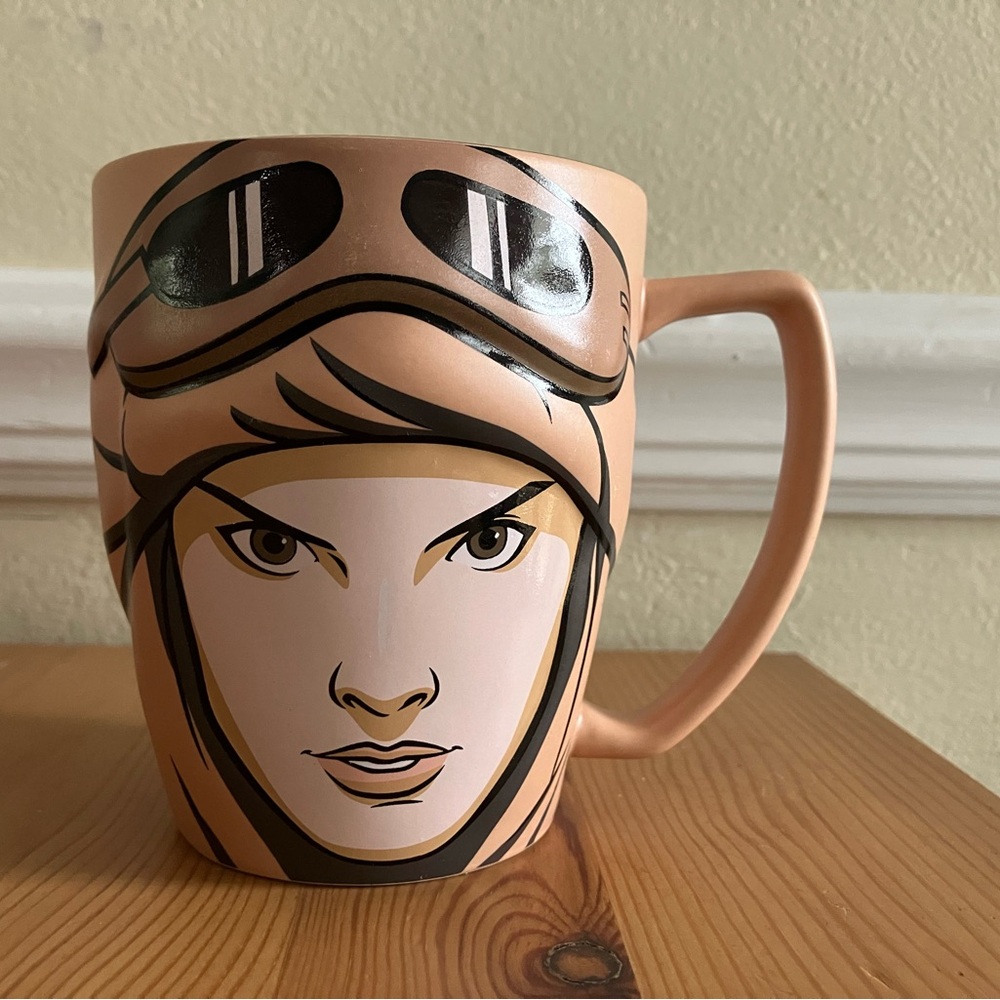 Disney Store Authentic Star Wars 3D Rey Ceramic Coffee Mug 12oz Cup